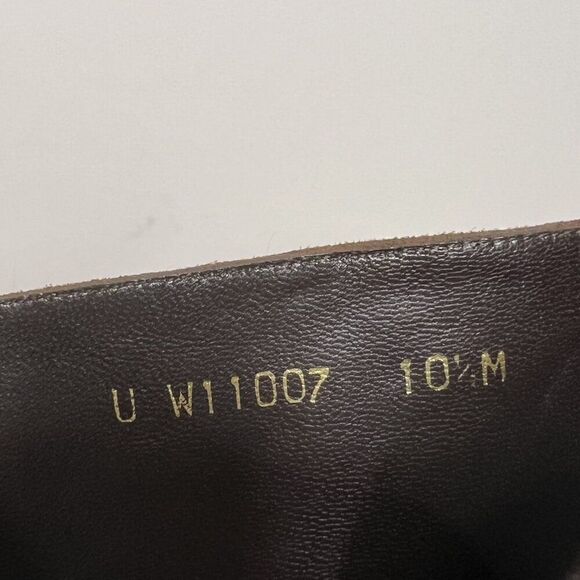 Stuart Weitzman Tazzie Brown Suede Tasseled Block Heel Ankle Boots - Picture 8 of 8